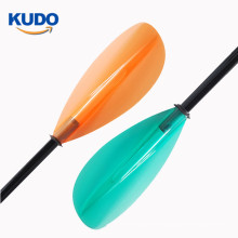 2019 Durable performance Easy portability Fiberglass shaft PC transparent blade Clear Kayak Paddle